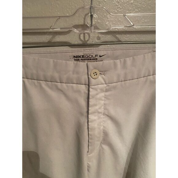 Nike Golf Mens 34x32 Cream Tour Performance Flex Tech Pants 452702 - Picture 3 of 12